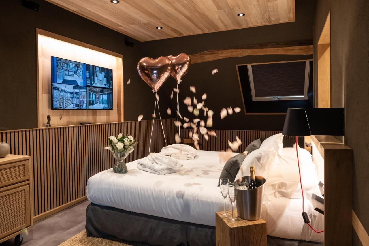 Le Studio Des Pres Verts Suite Design Avec Jacuzzi Privatif Jouey المظهر الخارجي الصورة